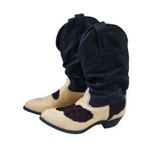 Capezio Cowhide and Leather Western Boots